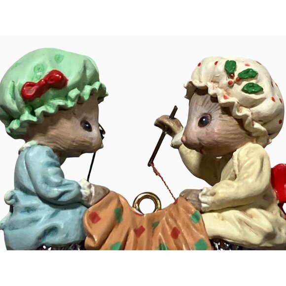 Enesco 1990 You're Sew Special Ornament First In Best Friends Series Limited Edi - Picture 11 of 16